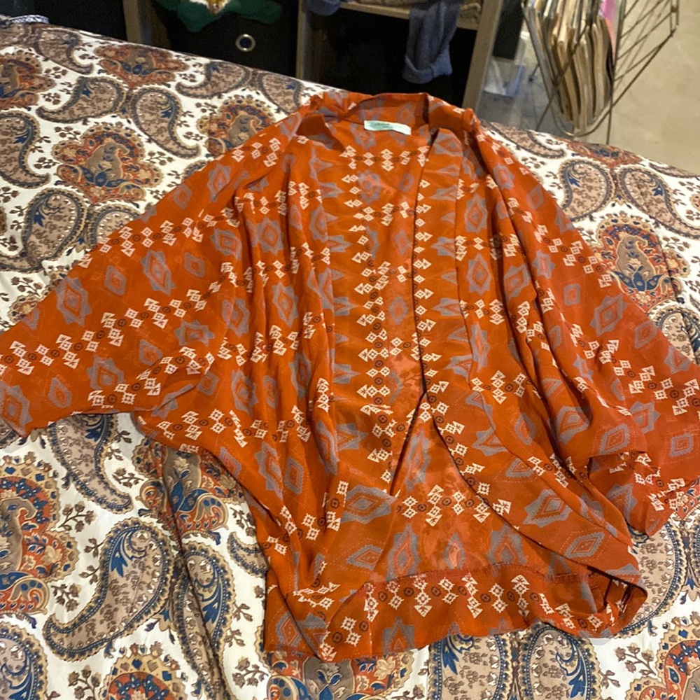 Boho silky cardigan shawl for summer